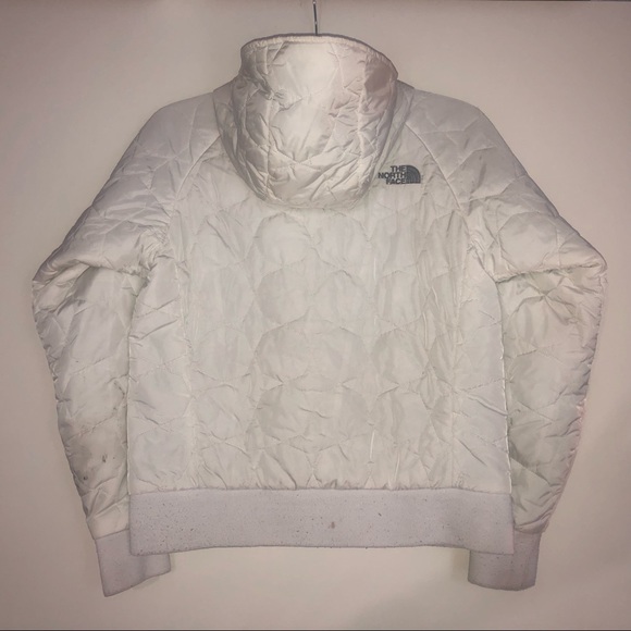 The North Face, White Quilted Jacket, Size Small - Picture 6 of 8